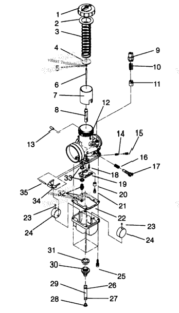 Carburetor Xlt Sp 0966676 & European Xlt Sp