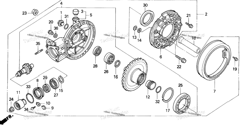Final Driven Gear