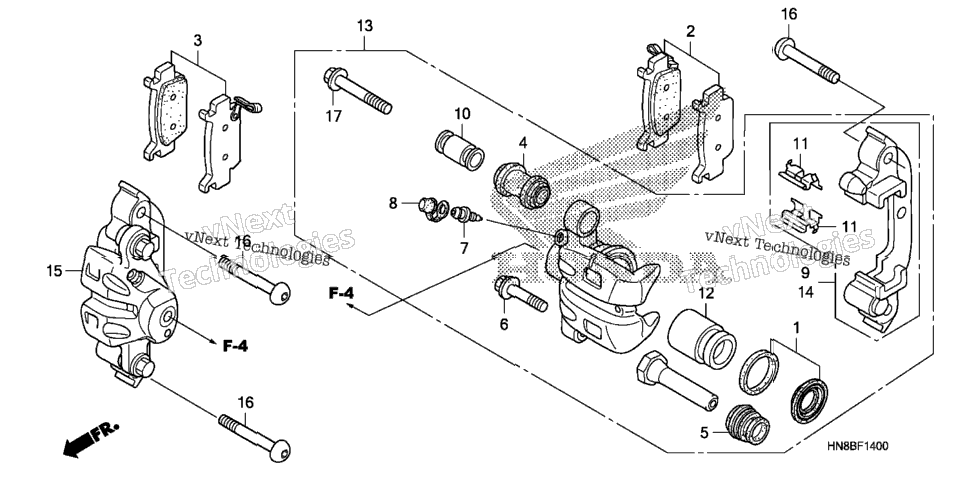Front Brake Caliper