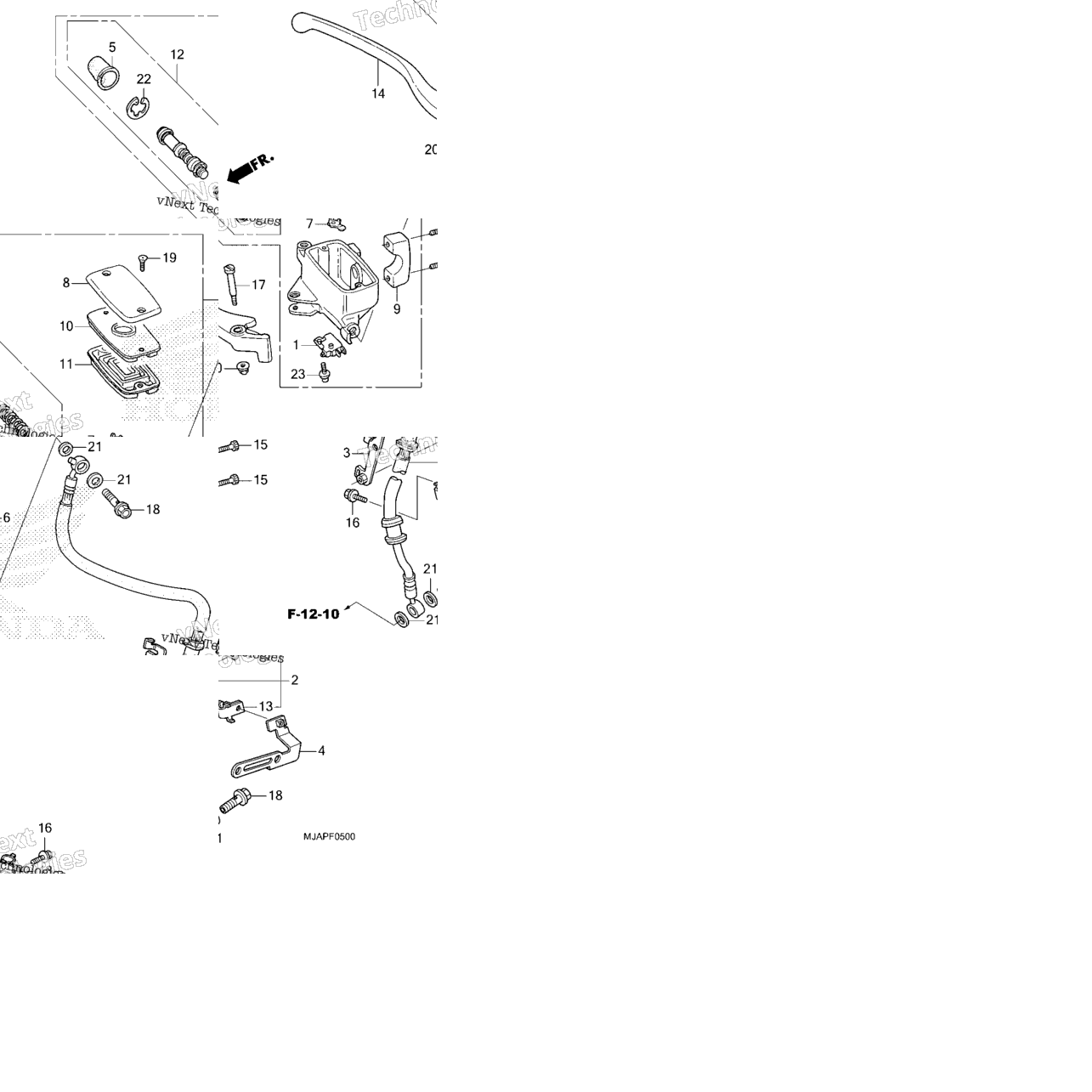 Front Brake Master Cylinder (1)