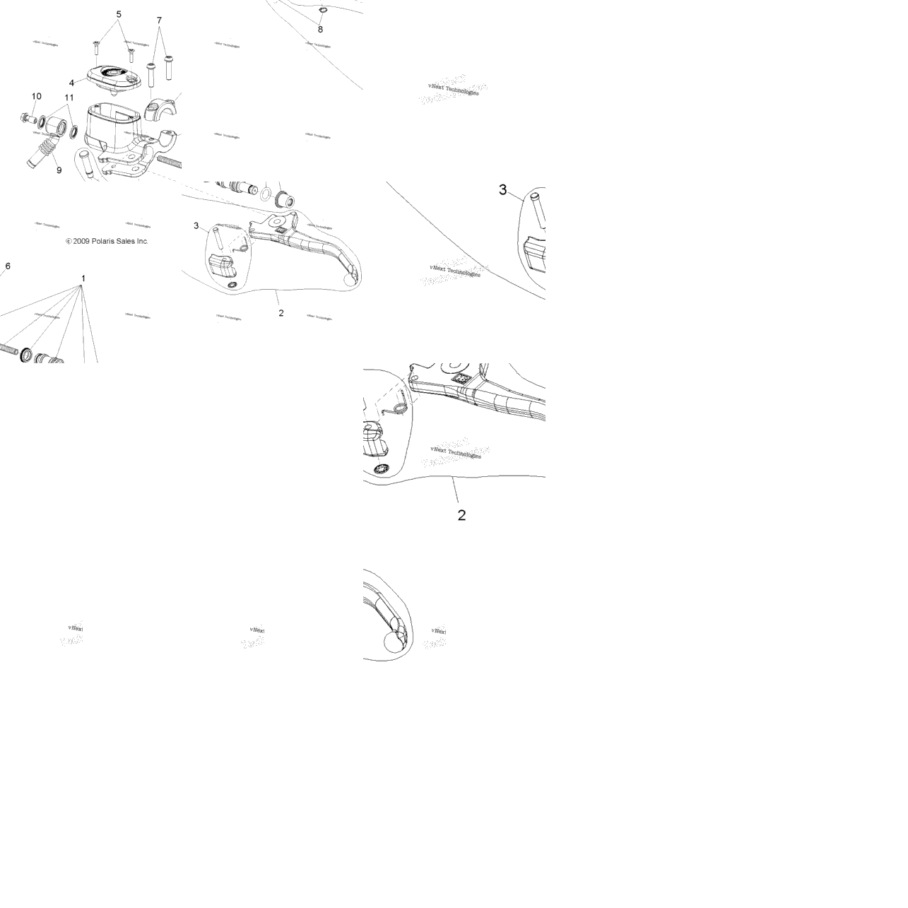 Brakes, Front Brake Lever & Master Cylinder