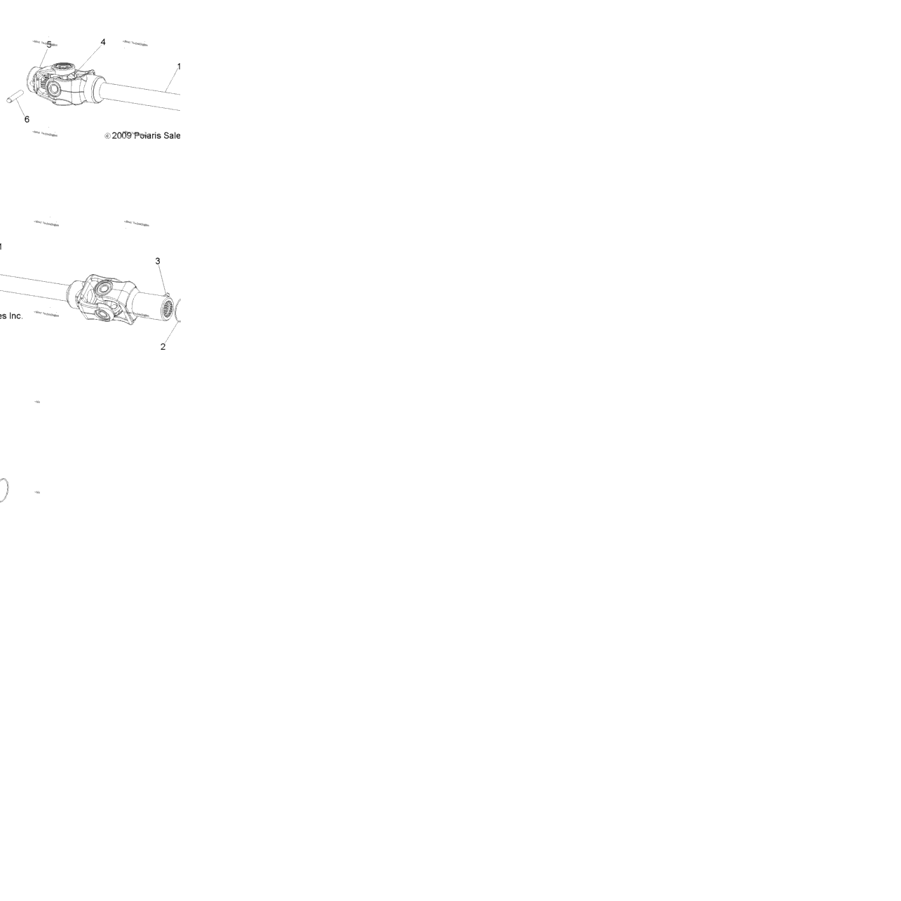 Drive Train, Front Prop Shaft