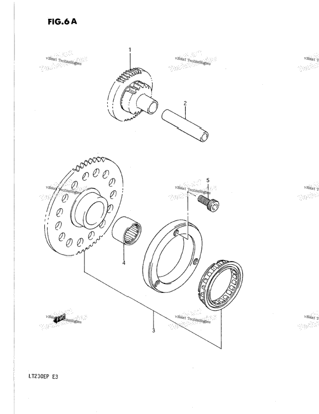 Starter Clutch (Model J/K/L/M/N/P)