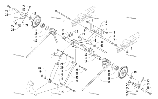 Rear Suspension Rear Arm Assembly