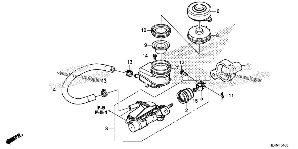 Front Brake Master Cylinder