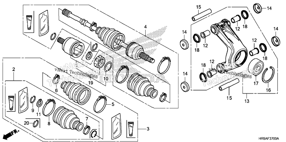 REAR KNUCKLE / REAR DRIVE SHAFT