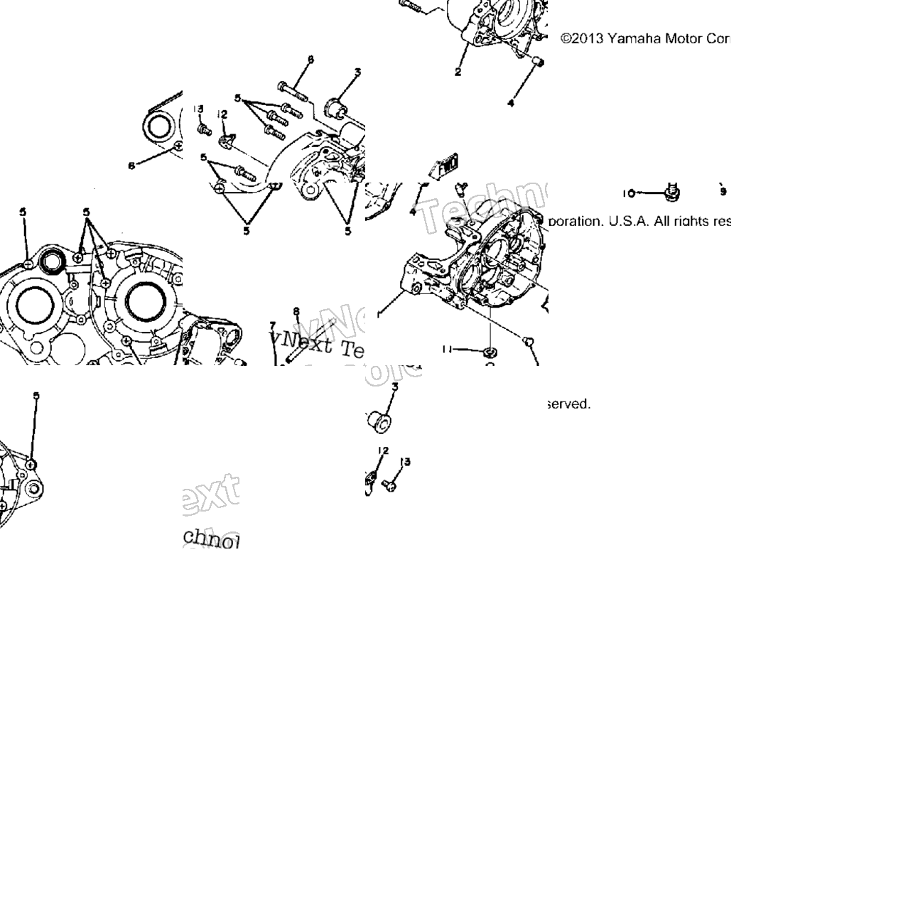 Crankcase Yz125g