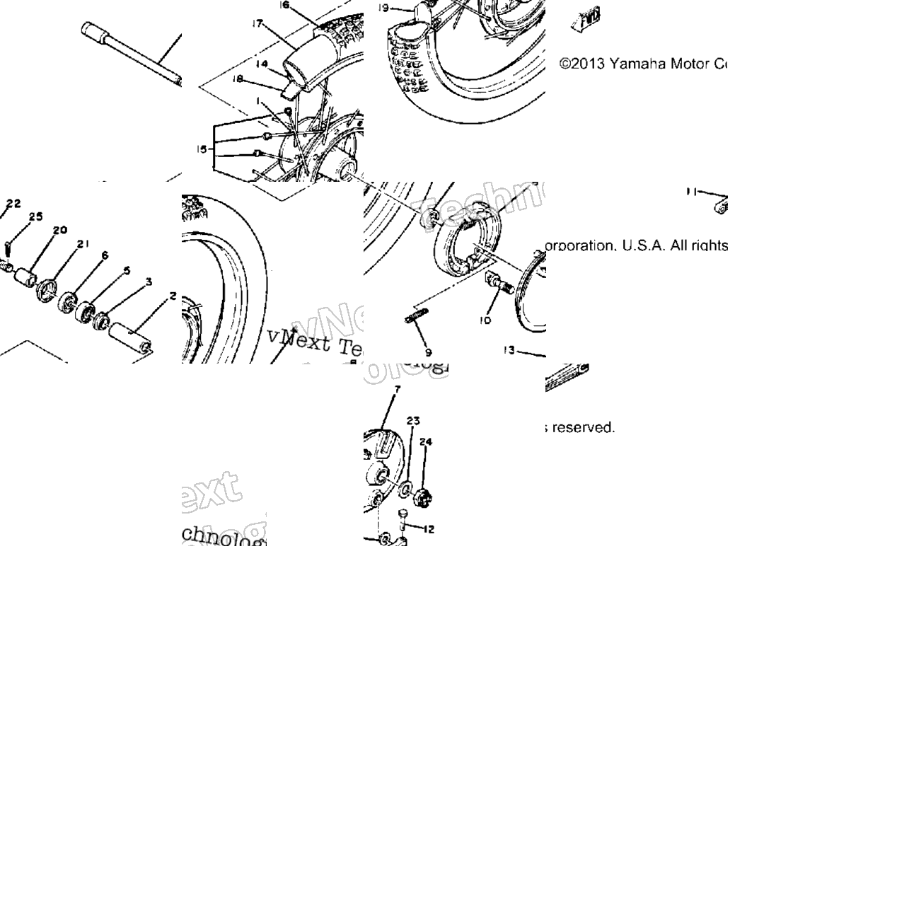 Front Wheel Yz125g