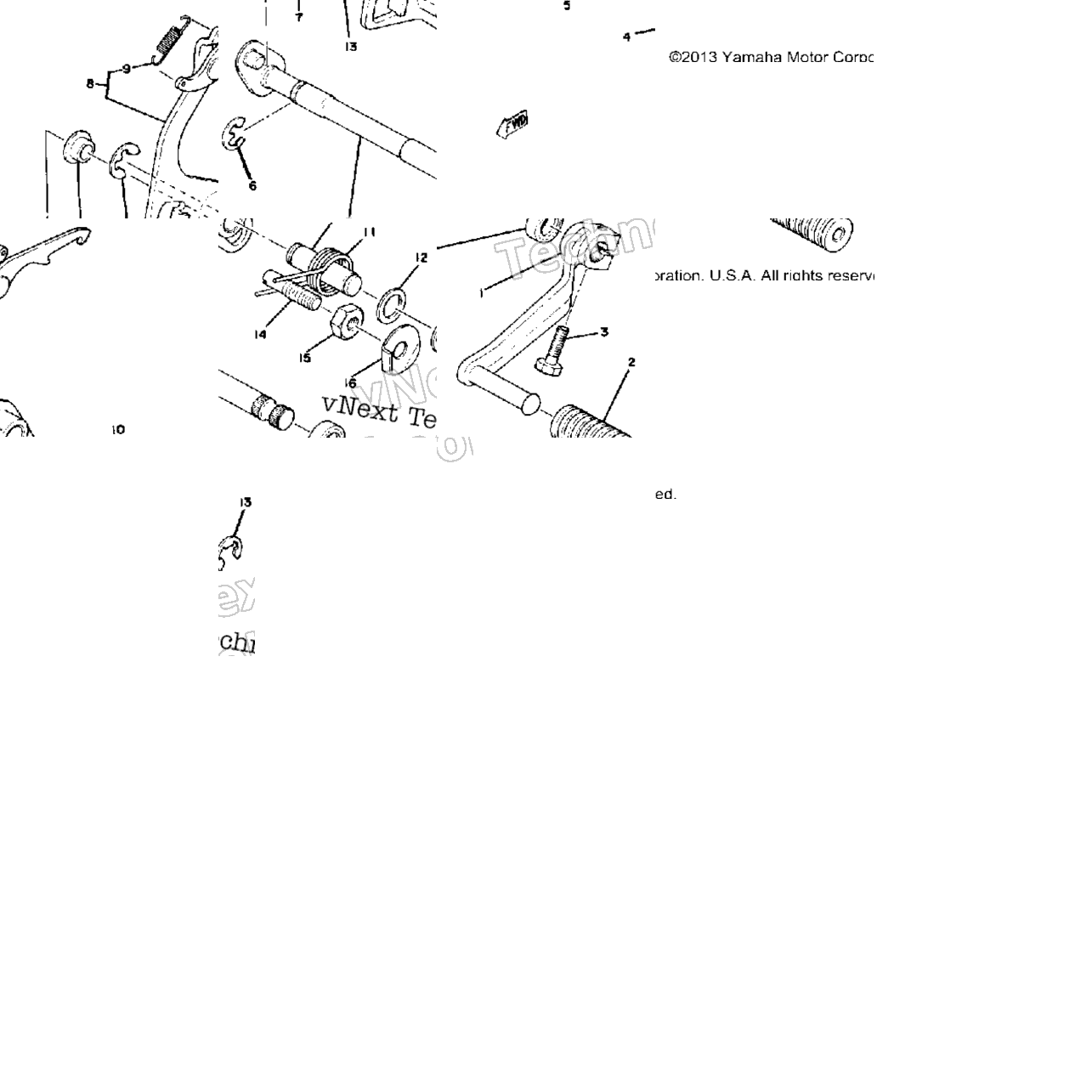 Shift Shaft Yz125e - F