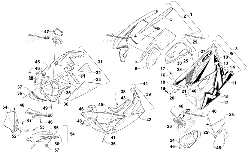 Skid Plate And Side Panel Assembly