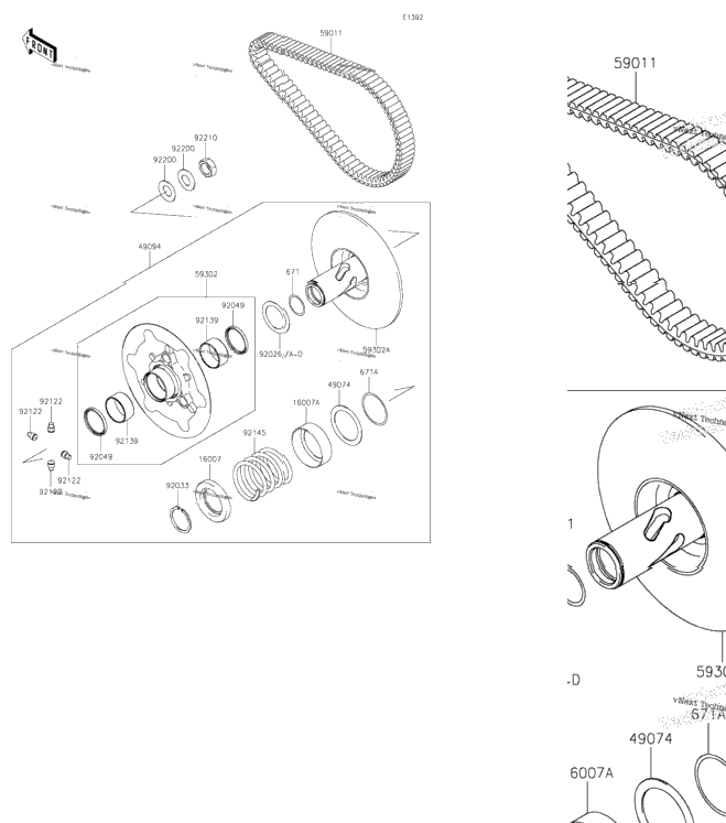 Driven Converter/Drive Belt