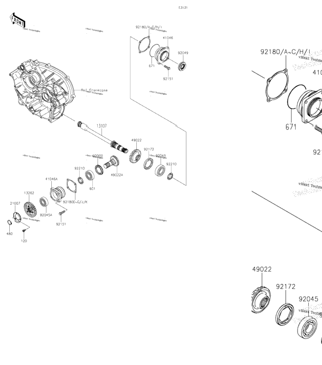 Front Bevel Gear