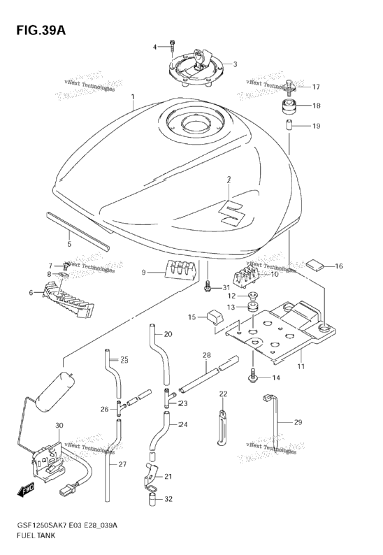 Fuel Tank (Model K9)