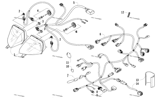 Headlight And Wiring Assemblies