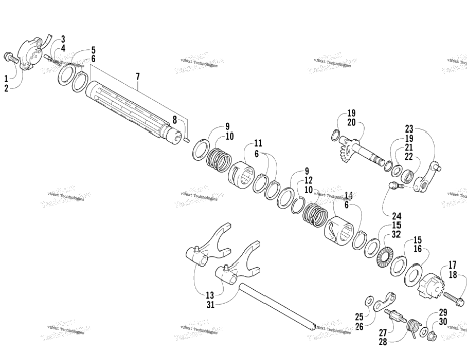 Gear Shifting Assembly