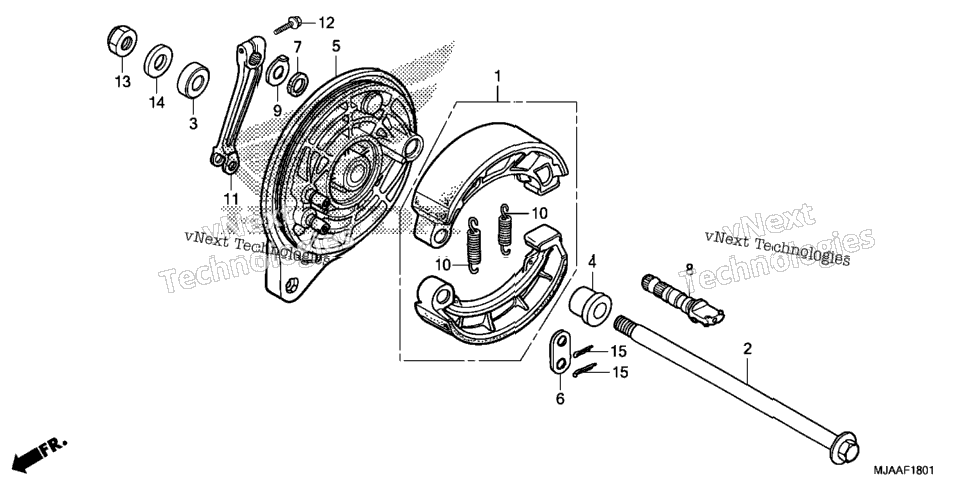 Rear Brake Panel (2)