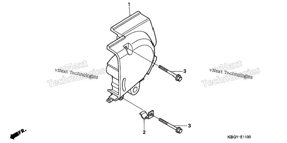 Left Rear Crankcase Cover