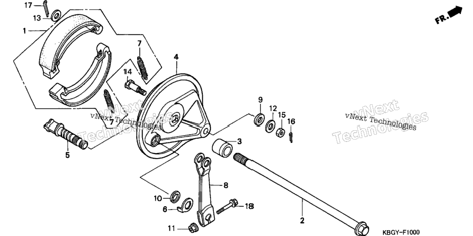 Rear Brake Panel