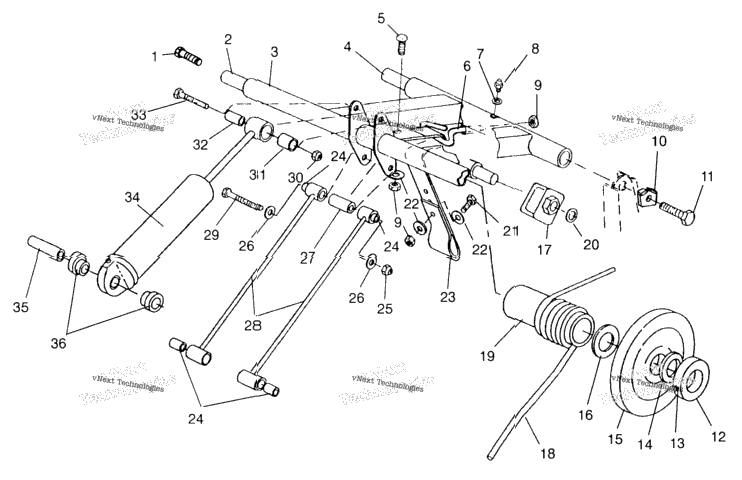 Rear Torque Arm Storm 0965782, Storm Sks , Euro Storm E965782, Euro