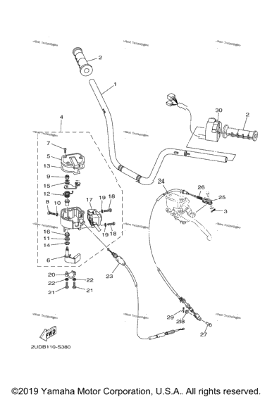 Steering Handle Cable