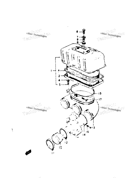 Air Cleaner (Gt750k)