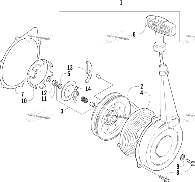 Recoil Starter Assembly
