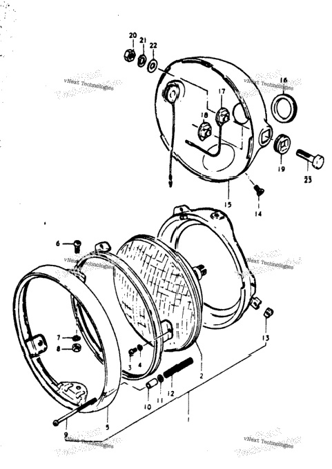 Headlamp [ From F.No.37423. (Gt750k