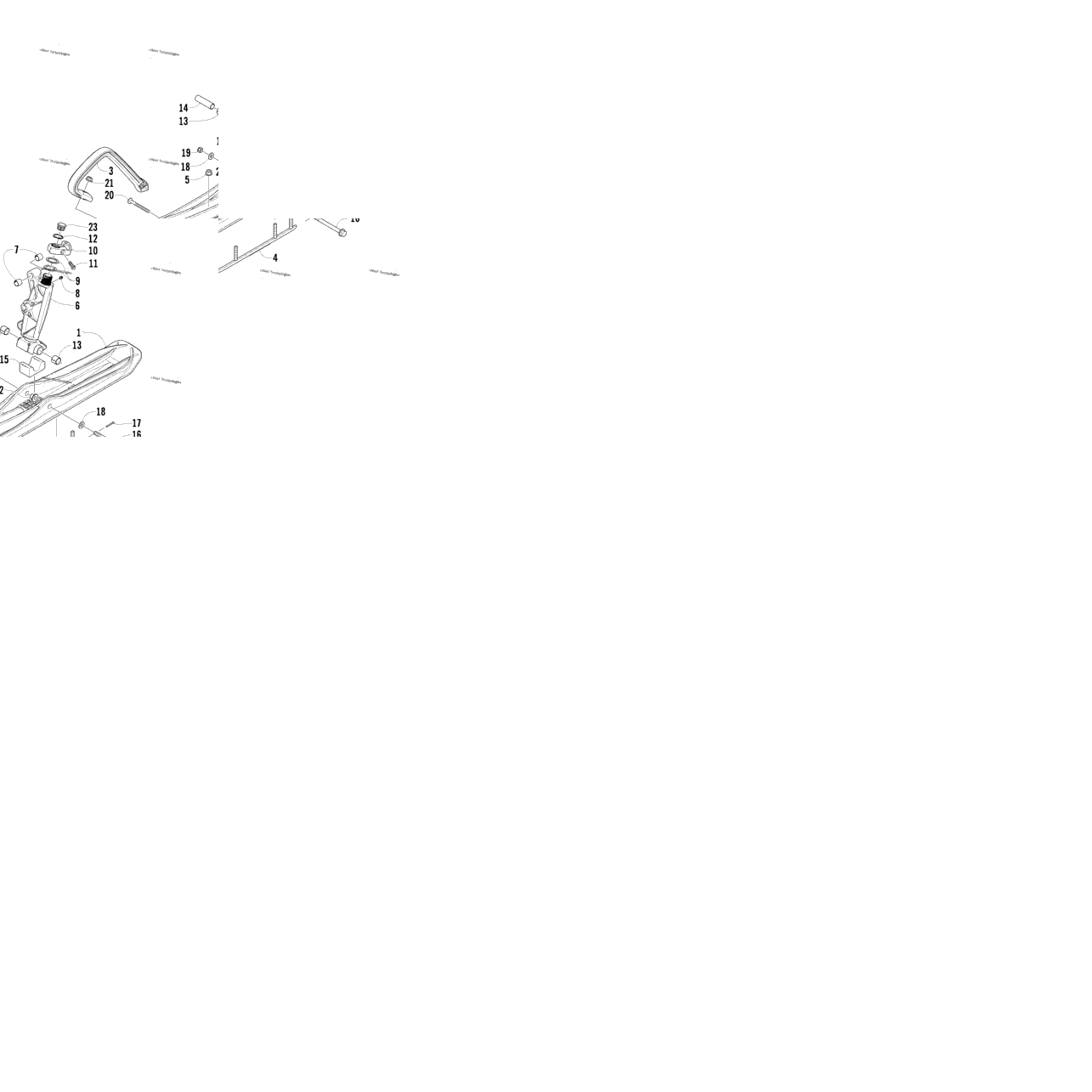 Ski And Spindle Assembly