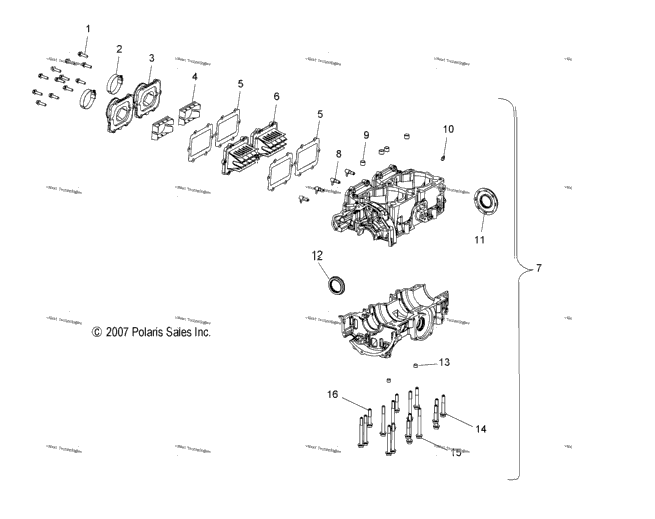 Engine, Crankcase