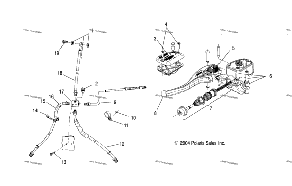 Controls Master Cylinder/Brake Line /Ab/Ac