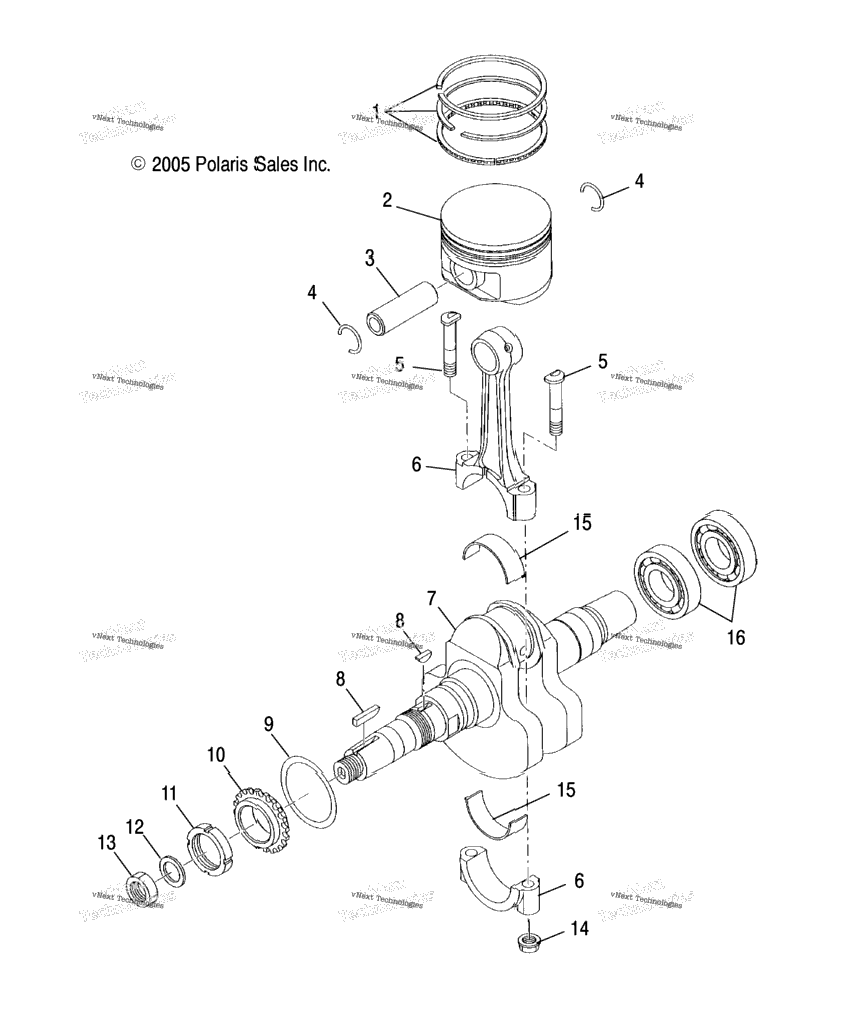 Crankshaft & Piston /Ab/Ac