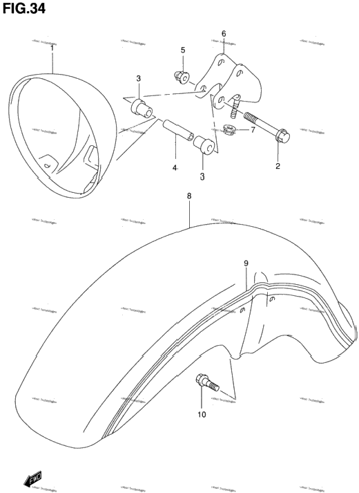 Headlamp Housing (Model X)