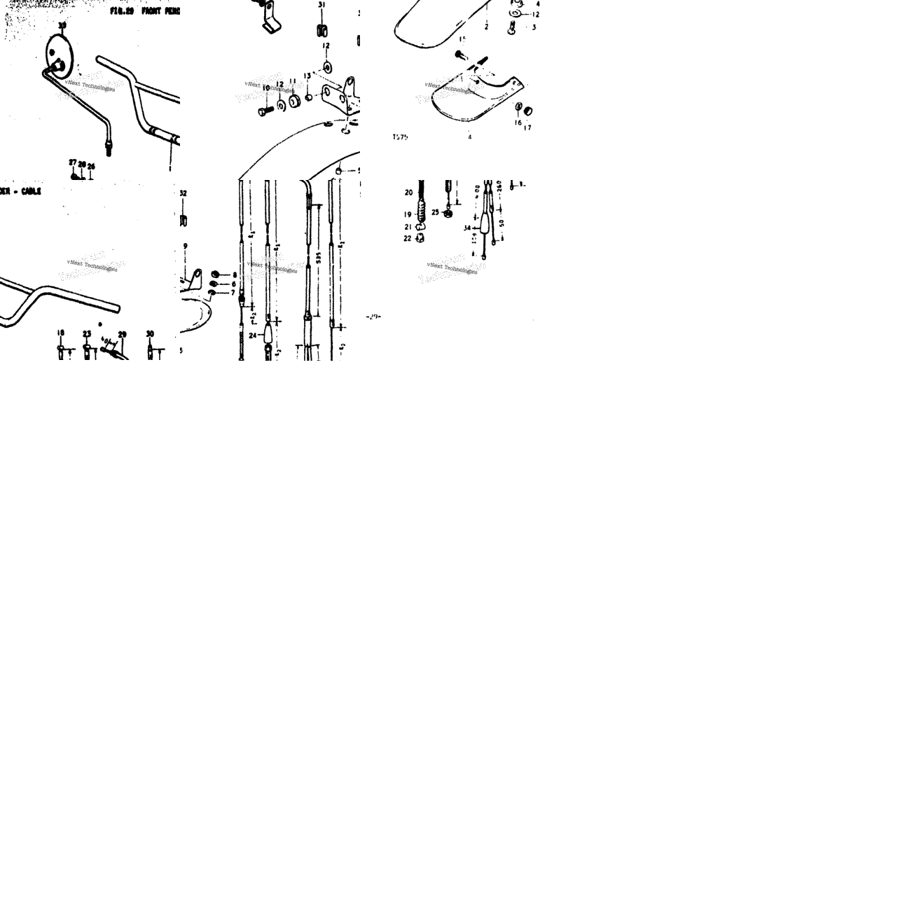 Front Fender - Cable