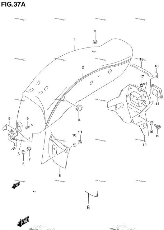 Rear Fender (Model Y/K1)