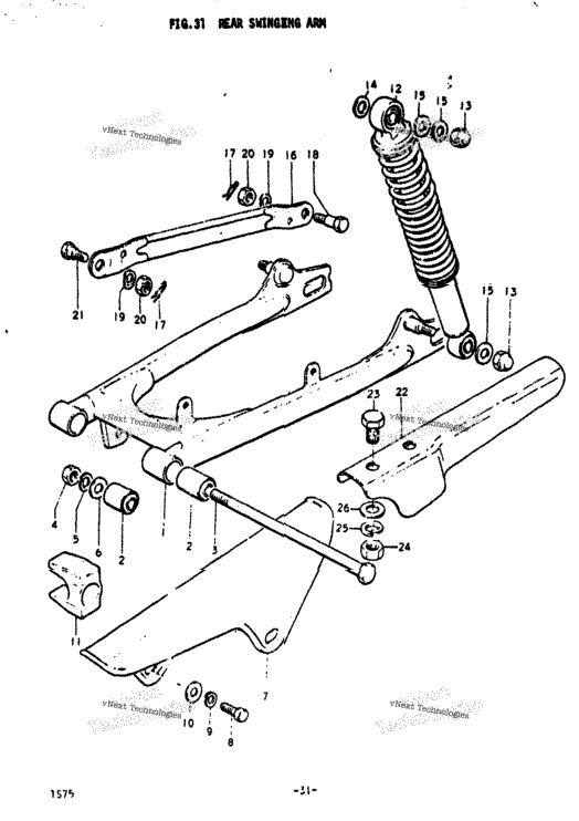 Rear Swinging Arm