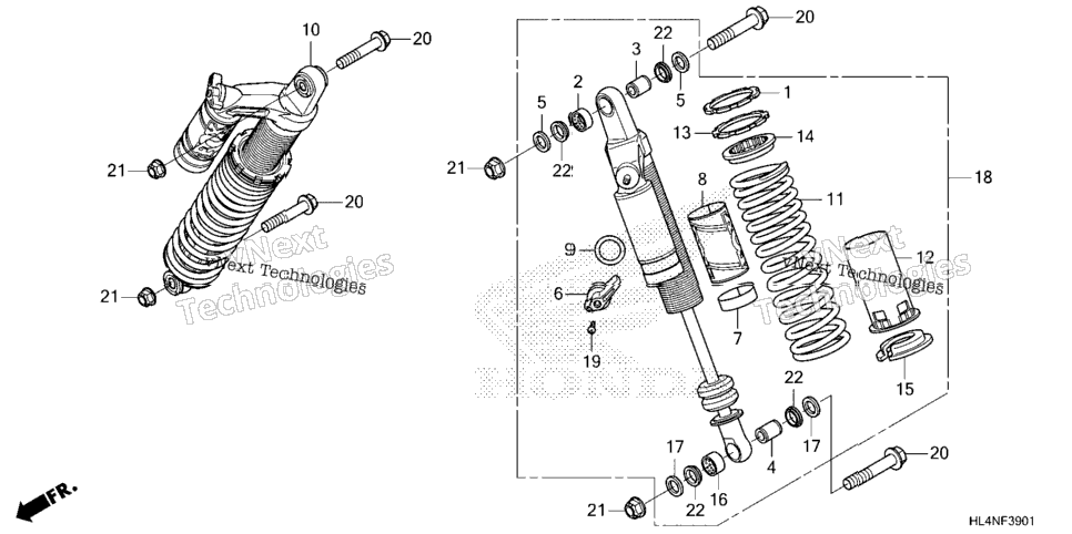 Rear Shock Absorber (2)