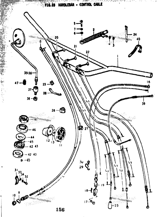 Handlebar - Control Cable