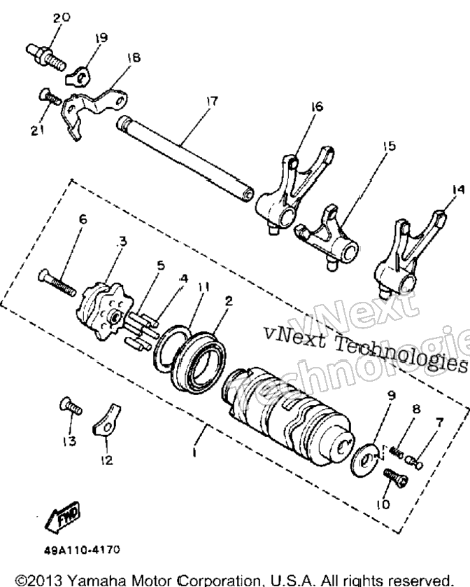 Shift Cam Fork