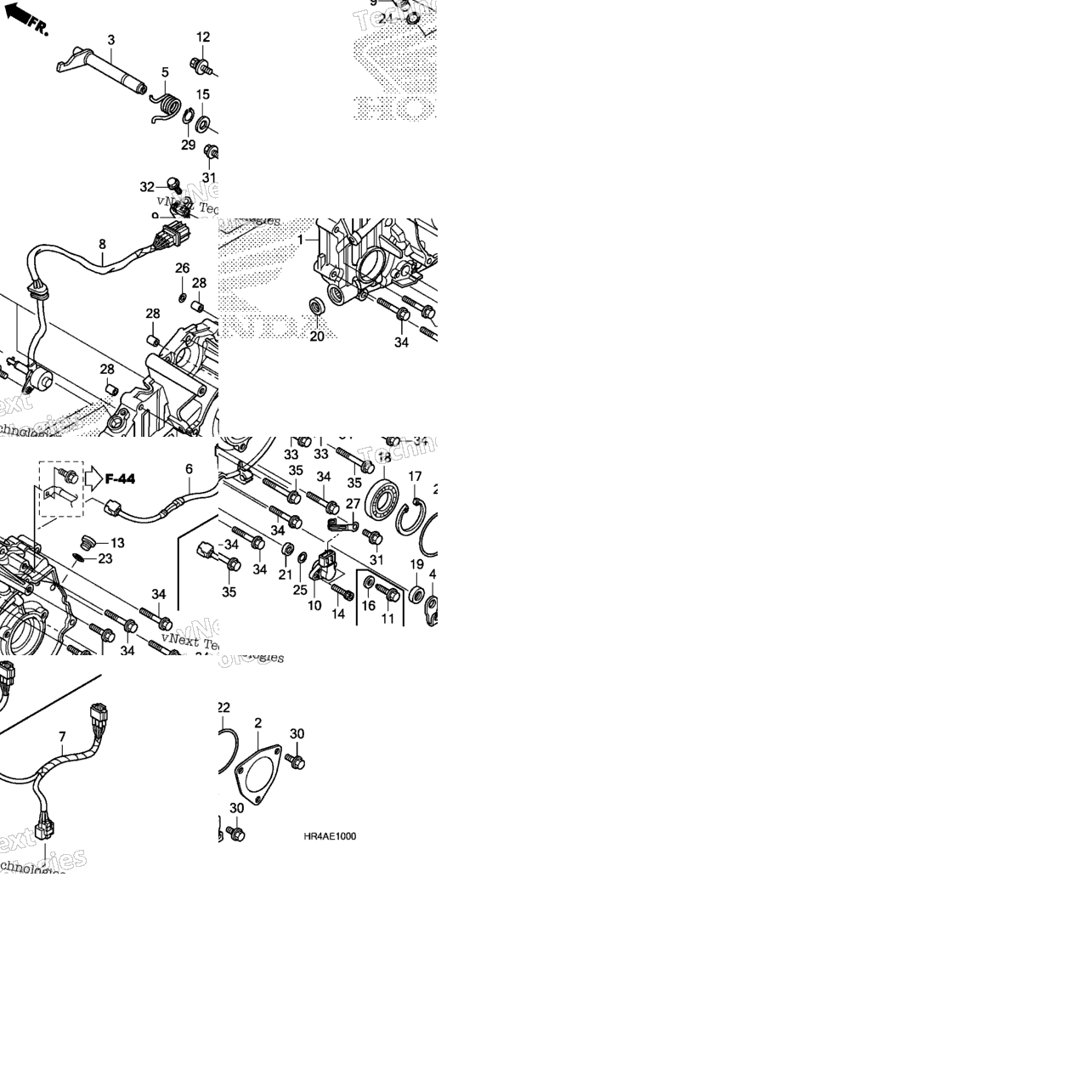 Rear Crankcase Cover
