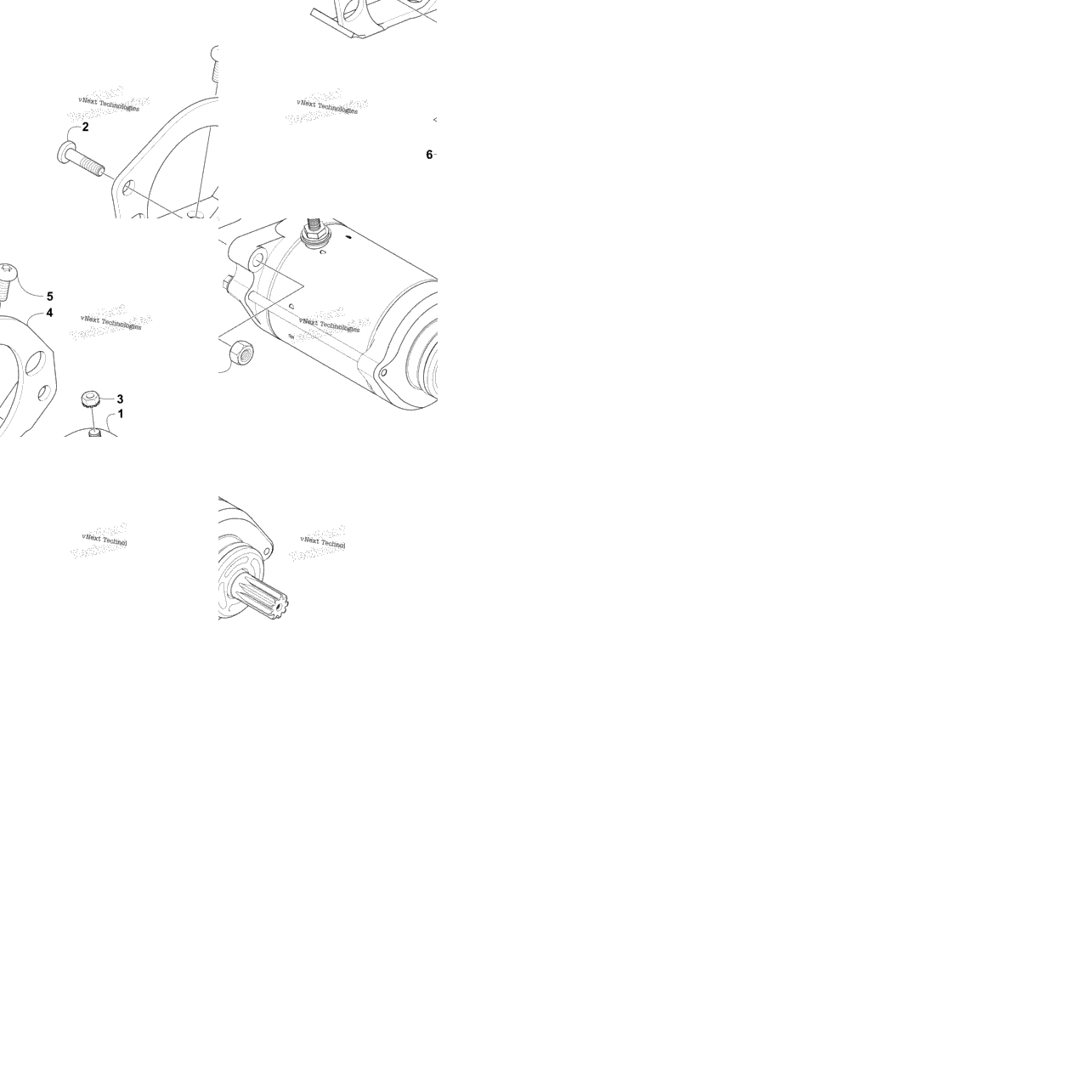 Starter Motor Assembly (Vin: 4Uf07atv97t270001 And Above)