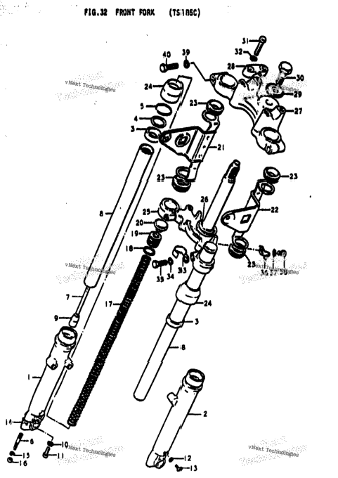 Front Fork (Ts185c)