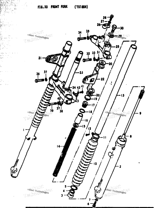 Front Fork (Ts185n)