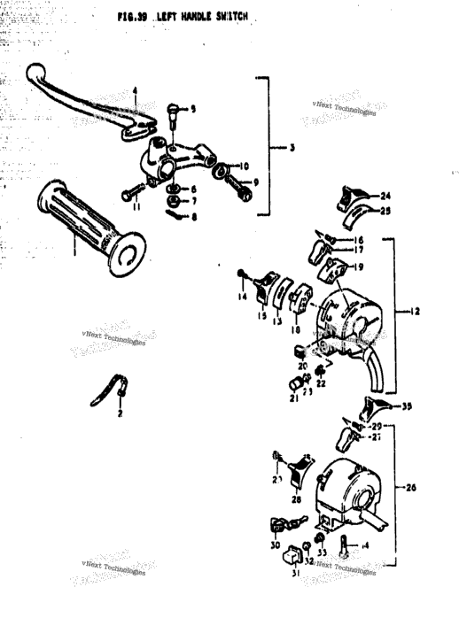 Left Handle Switch