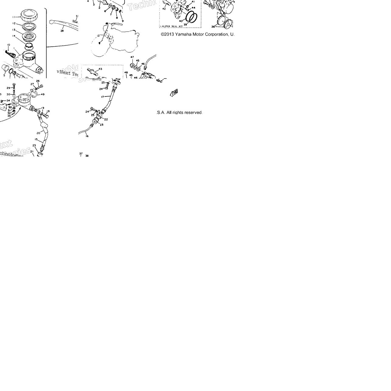 Master - Cylinder - Caliper (Xs2)