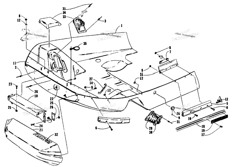 Belly Pan And Nose Cone Assemblies
