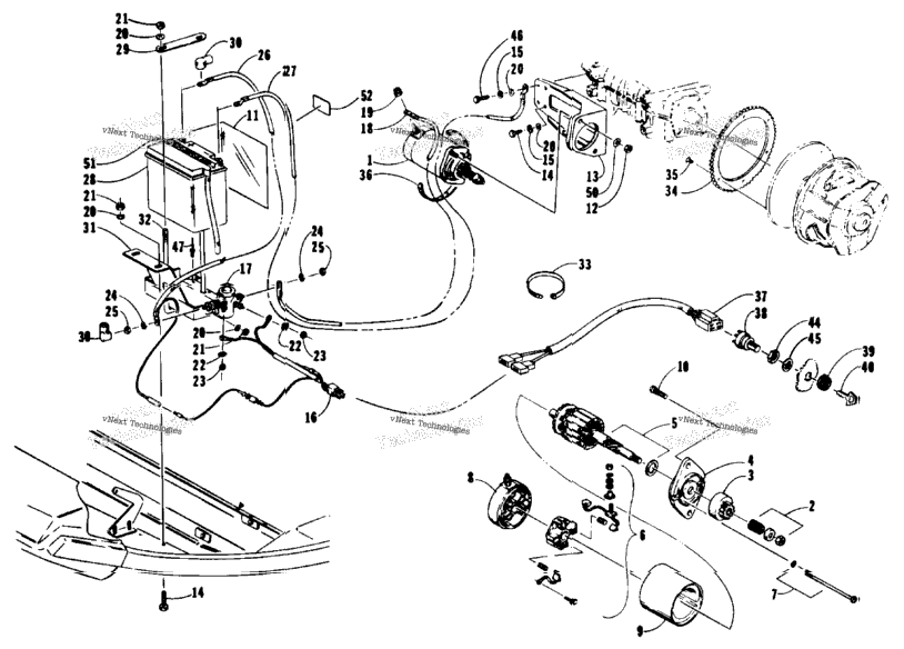 Electric Start Assembly