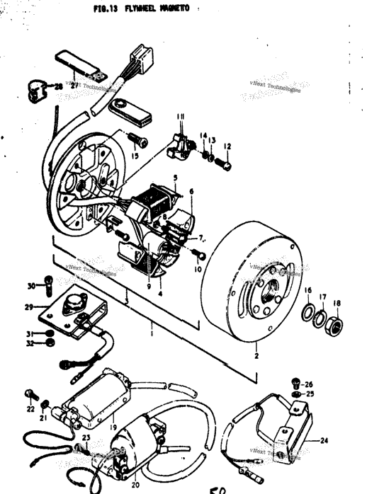Flywheel Magneto (Made By Kokusan)