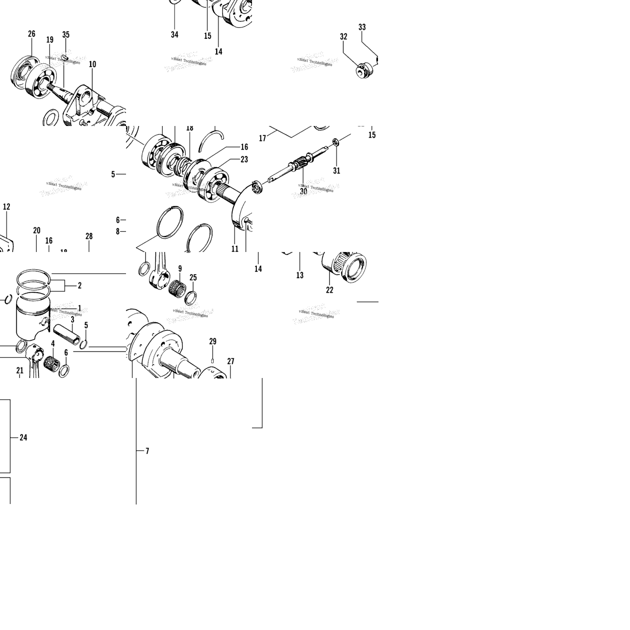 Piston And Crankshaft