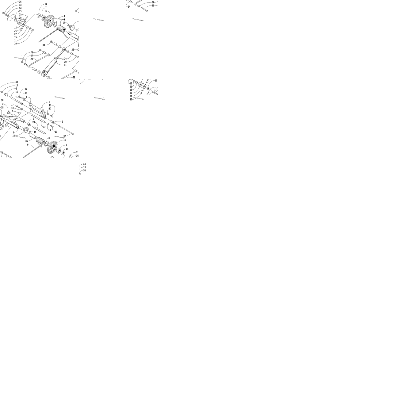 Rear Suspension Rear Arm Assembly