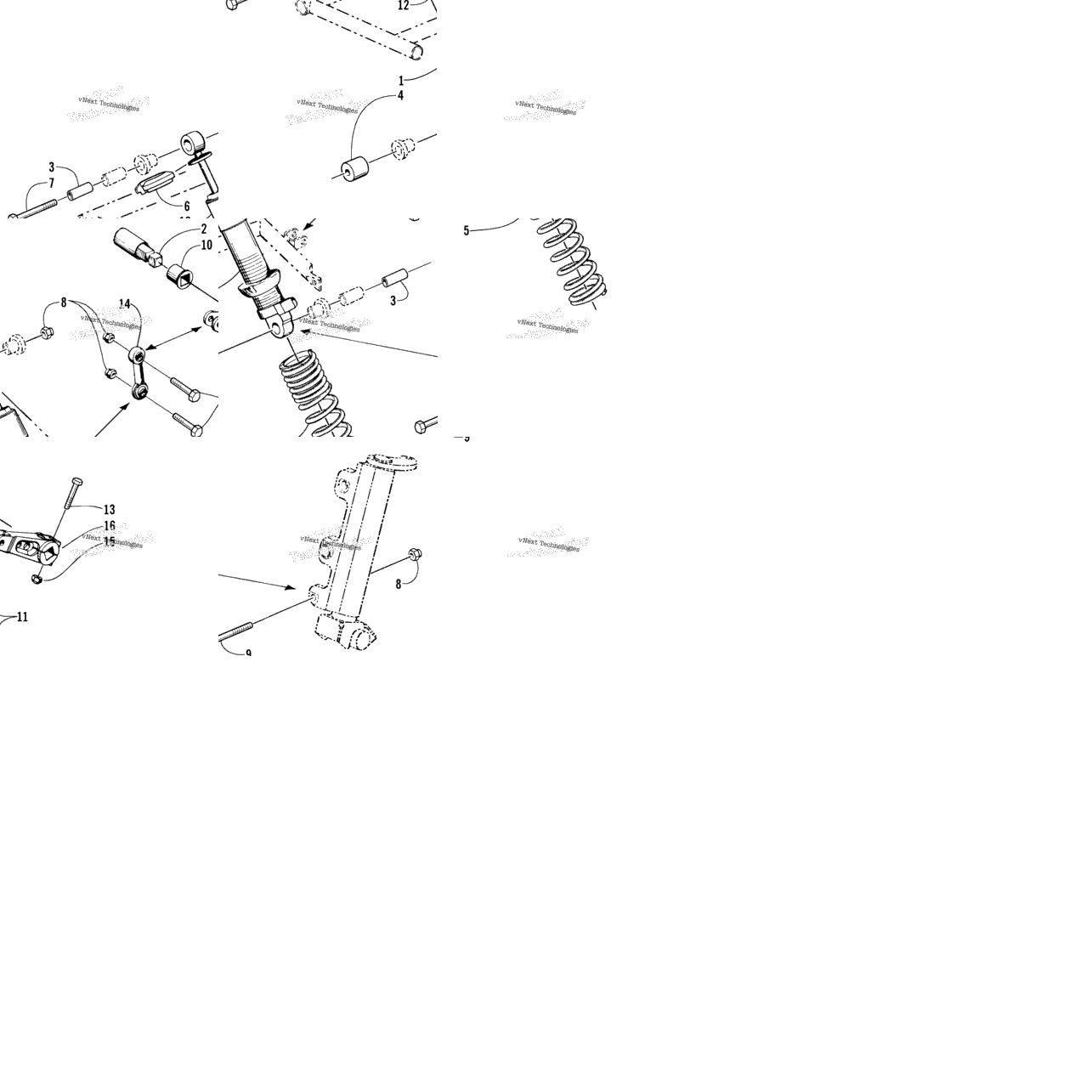 Shock Absorber And Sway Bar Assembly